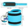 thumbnail image 2 of LQCrafK Straps (Pair) For Cable Machine Kickbacks, , Lower Body Exercises - Adjustable Leg Straps - blue, 2 of 5