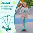 thumbnail image 4 of GOTRAX KS1 Kids Kick Scooter, Toddler Scooter 3 Wheel with LED Lighted, 3 Adjustable Handlebars, Suitable for Boys and Girls Ages 2~8 Children and Max Load 100 lbs,Green, 4 of 8