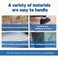 thumbnail image 4 of 4 Pieces Triangle Sander Pad, Triangle Sanding Pad, Sanding Plate Multi-Function Tool, Multi-Function Tool Accessory, for Wood, Metal, Hard Plastic, Sanding, Rust Removal, 4 of 5