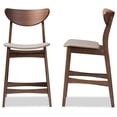 thumbnail image 1 of Baxton Studio Latina 24" Counter Stool in Light Gray (Set of 2), 1 of 4