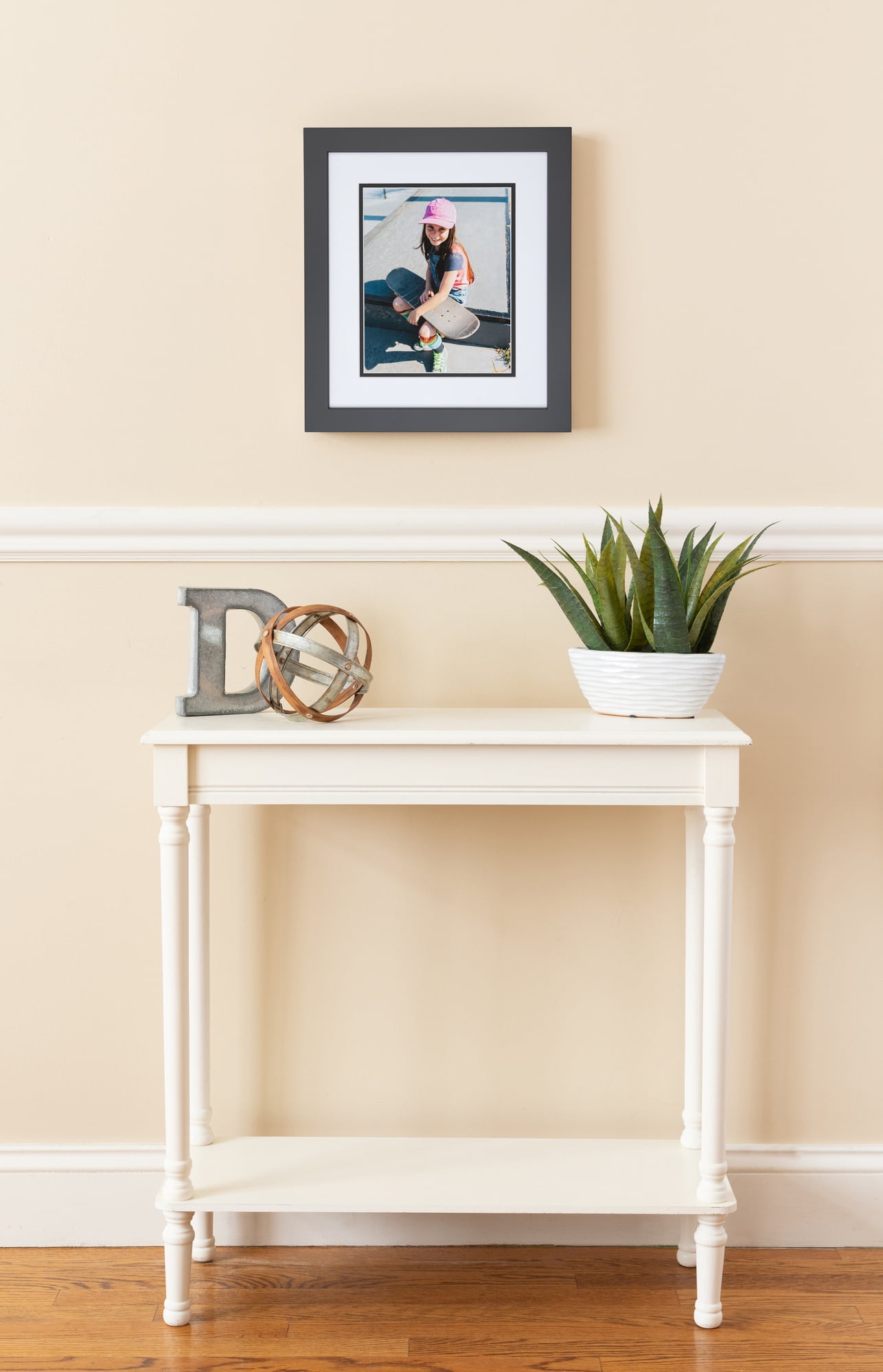 ArtToFrames 8" x 14" Cloudy Gray Picture Frame, 8.5x14 inch Gray MDF Poster Frame (WOM-5358),  Pack