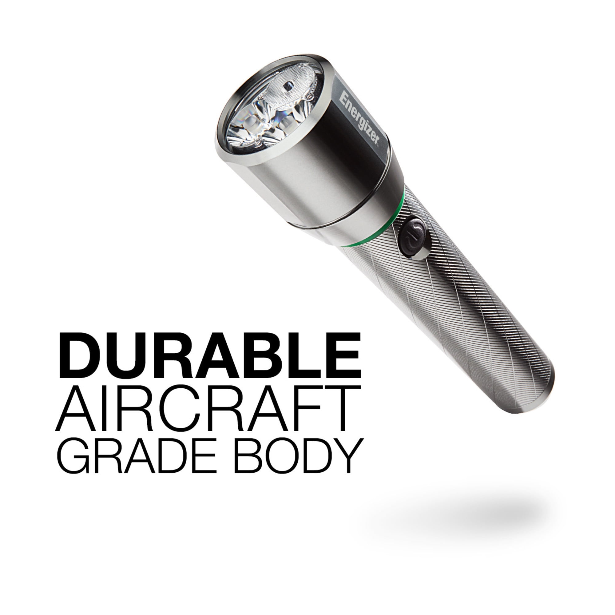 Energizer Vision HD Metal Rechargeable LED Flashlight, Bright 1,200 Lumens, Mini Light Includes USB Charging Cable, Durable Body, for Camping, Emergency, Hunting and Running