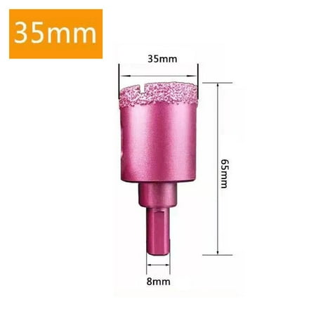 

Brazing Hole Opener Diamond Coated Core Drill Bit Tile Glass Marble Saw Cutter