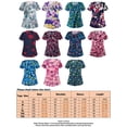 thumbnail image 2 of Danza sexy Las mujeres cimas de espuma casual espuma paisley impresión v cuello las cimas de enfermería del cuello de trabajo desgaste pullover suelto camisetas de ropa de vestir Danza sexy Casual suelto, 2 of 3