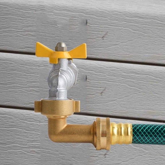 OUNONA 1 Pc Swivel Garden Hose Connector for Garden Use Golden Copper Hose Adapter