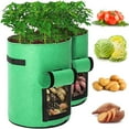 thumbnail image 1 of Potato Grow Bags , 2 Pack 10 Gallon Potato Growing Bags Potato Planting Bag Potato, 1 of 7