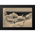 thumbnail image 2 of Hiroshige, Ando 24x17 Black Modern Framed Museum Art Print Titled - Kanbara, 2 of 5