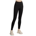 thumbnail image 2 of Pantalones de yoga de color liso para mujer, ropa interior moldeadora de cintura alta, realce de cadera, compresión abdominal, moldeador corporal, de poliéster., 2 of 4