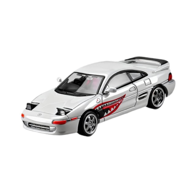 Modelo de coche a escala 1:64, vehículo de colección, decoración, modelo de aleación fundida a presión. Plata
