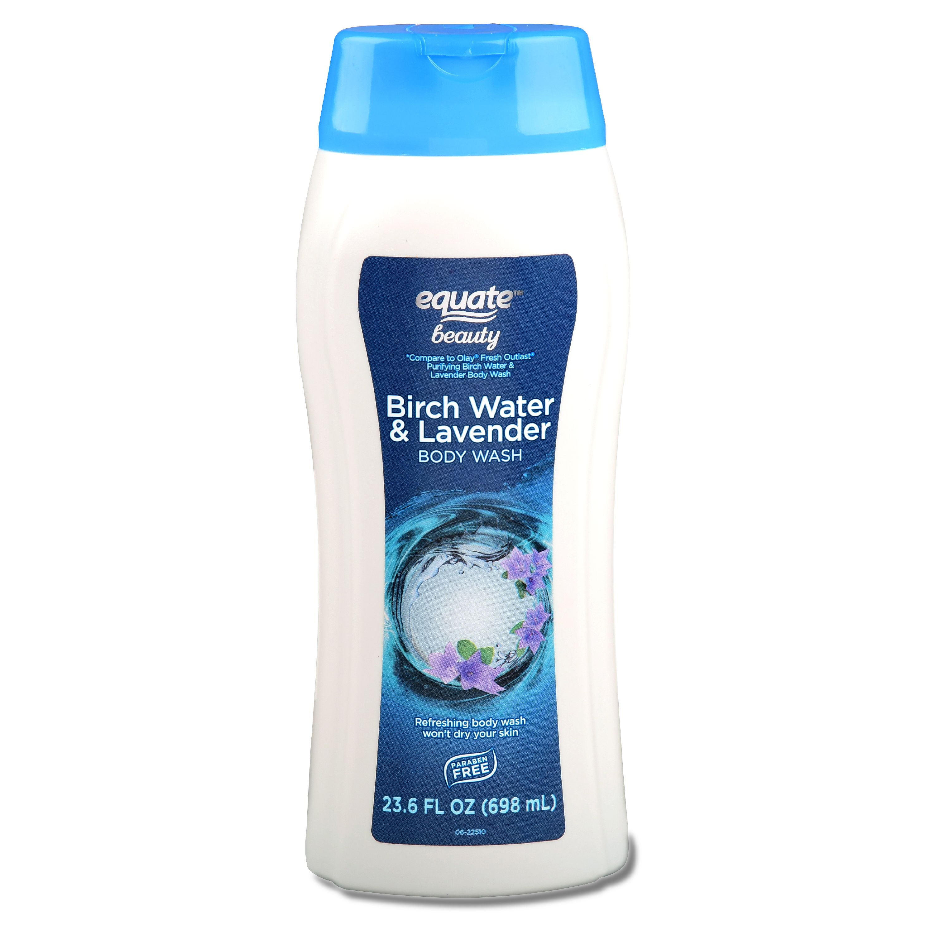 Equate Beauty Birch Water & Lavender Body Wash, 23.6 fl. Oz