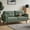 Green, variant on Accreate 65" Sofa Couch, Mid Century Modern Loveseat Couch with Wood Legs & Trim for Living Room, Bedroom, Office, Linen
