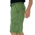 thumbnail image 6 of Short Fin 100% Cotton Mens Cargo Shorts with a Belt, 6 of 6