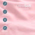 thumbnail image 4 of Bare Home Luxury Bed Sheet Set - Premium 1800 Collection - 4 Piece - Twin, Light Pink, 4 of 9