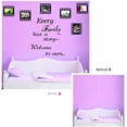 thumbnail image 6 of Every Family Has a Story,Family Wall Art Stickers Contains 6 Pcs 4x6in Picture Frame Wall Decor Stickers for Living Room Family Inspirational Wall Stickers Quotes, 6 of 7