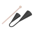 thumbnail image 2 of Children Agogo Bell, Agogo Bell Two Tone Percussion Instrument Funny Melodious With Wooden Stick For Family Gathering, 2 of 8