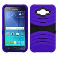 thumbnail image 2 of Samsung Galaxy J7 (2016) Stand Case, NEM Hard Shell Hybrid Dual Layer Armor Defender Protective Armor Case with Kickstand for Samsung Galaxy J7 (2016)-Purple, 2 of 4