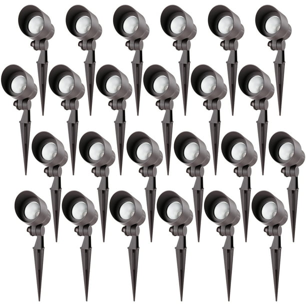 LEONLITE 24-Pack LED 5W LED Landscape Light, ETL Listed ... LEONLITE 24-Pack LED 5W LED Landscape Light, ETL Listed ...
