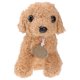 thumbnail image 1 of Bed Time Juguetes de peluche, caniche de peluche, figura de perro de peluche (marrón claro, etiquetas aleatorias), 1 of 7