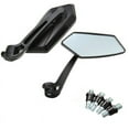 thumbnail image 1 of 2Pcs Rearview Mirror Reflector Mirror For Motorcycle Atv Quad Scooter Black, 1 of 7
