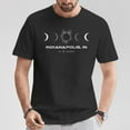 thumbnail image 2 of Total Solar Eclipse Indianapolis Indiana April 2024 T-Shirt – Celestial Event Graphic Tee for Men Women Kids, April 8 2024 Totality Viewing Party Shirt, Astronomy Lover, 2 of 3