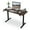 Brown, variant on YRLLENSDAN 48 IN Electric Standing Desk Adjustable Height, Modern Computer Table with Headset Rack, Ergonomic Office Desk with 2 Memory Function, Black