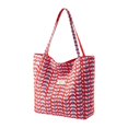thumbnail image 2 of Bolso de hombro para mujer, bolso tote moderno y único, estilo hobo, ideal para , la , el y la oficina. Rojo, 2 of 8