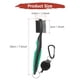 thumbnail image 3 of Cepillo de limpieza para palos de golf Uxcell [1PCS] - Limpiador de ranuras de palo de doble cara con línea de extensión retráctil para wedges - [Verde-7.5IN], 3 of 7