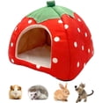 thumbnail image 1 of Cama Acogedora para Mascotas Pequeñas: Casita de Peluche Tipo Cueva para Conejos y Cobayas MNFD, 1 of 7