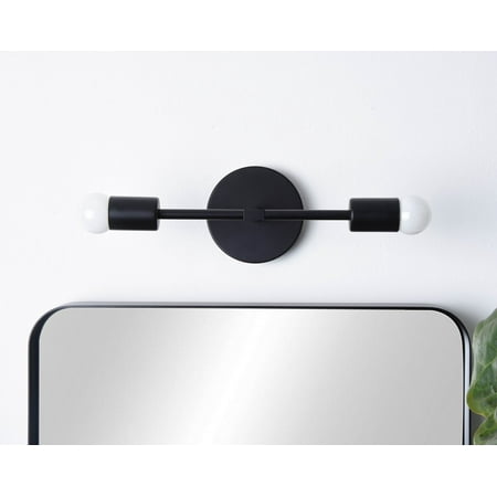 

Black Wall Sconce - Black Vanity Light - Matte Black Light - Mid Century Sconce - Wall Light - Bathroom Lighting - Modern Lighting [ARTESIA]
