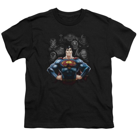 Superman - Villains - Youth Short Sleeve Shirt - Large
