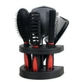 thumbnail image 6 of Happydeer 5Pcs Anti-Static Cushion Comb Brush Salon Home Hair Styling Set with Mirror, 6 of 6