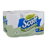 Scott Naturals Unscented Bathroom Tissue, 12 count
