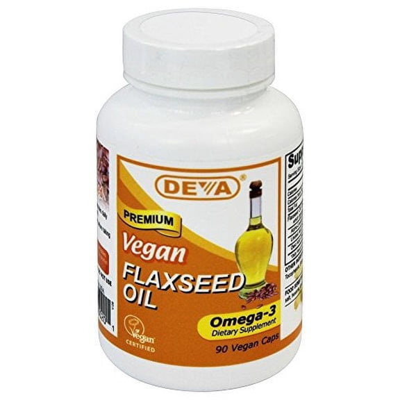 Deva Vegan Flaxseed Oil - 90 Vcaps -pack of 1