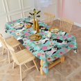 thumbnail image 2 of Corgi Dog and Flowers Rectangle Tablecloth 60"x120",Waterproof Polyester Rectangle Table Cloth, Wipeable Spillproof Polyester Tablecloth for Dining, Camping, Indoor and Outdoor, 2 of 6