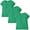 Vintage Green, variant on Aquaguard Women's Fine Jersey Longer Length T-Shirt (3 Pack)