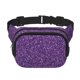 thumbnail image 1 of Disketp Purple Glitter Riñonera de Doble Capa, Bolsa de Cintura Ajustable para Viajes, Correr y Senderismo, Riñonera Ligera para Hombre y Mujer, 1 of 9