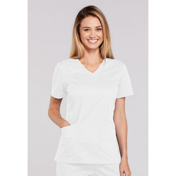 Cherokee Cherokee Workwear Core Stretch Scrubs Top for Women VNeck