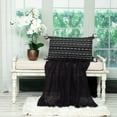 thumbnail image 2 of Parkland Collection Raven Transitional Black Throw Pillow, 2 of 9