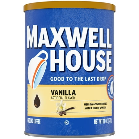 Maxwell House Vanilla Ground Coffee, 11 oz Canister