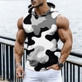 thumbnail image 2 of Gamivast Plus Size Sun Protection Hoodie for Men Sleeveless Muscle Fit Summer Hoodies Lightweight Breathable Sun Hoodie for Athletic Training And Outdoor Activities, 2 of 8