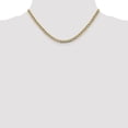 thumbnail image 2 of 14K Two-Tone Gold chain Curb 16 in 4.3 mm 4.3mm Semi-solid pave, 2 of 5