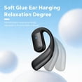 thumbnail image 4 of One Ear Piece Open Ear Bud Air Bone Conduction Earbud Earless Out of Ear Headphones Single Bluetooth Phone Earpiece Earbud Bluetooth Wireless Headsets with Microphone Earhook for Work, 4 of 7