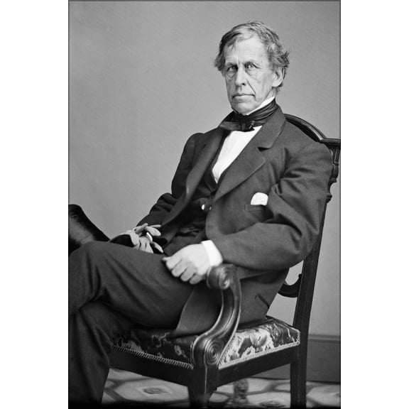 24"x36" Gallery Poster, Charles Wilkes American naval officer and explorer 1866