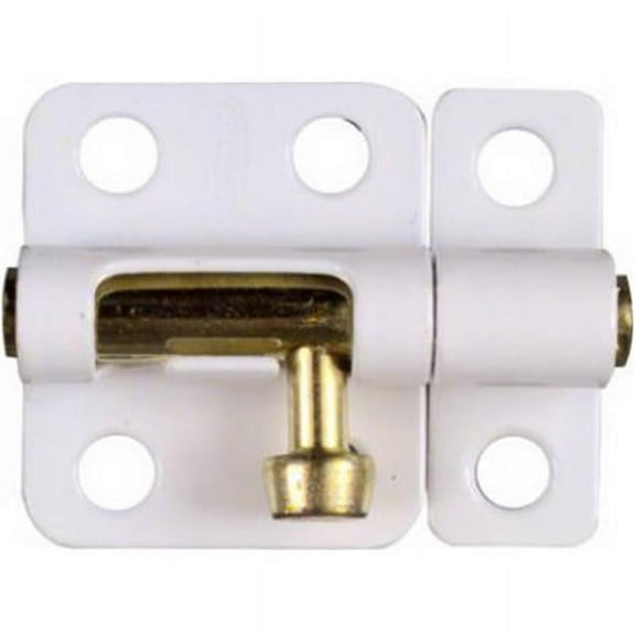 N248-492 2 in. White Window Bolt
