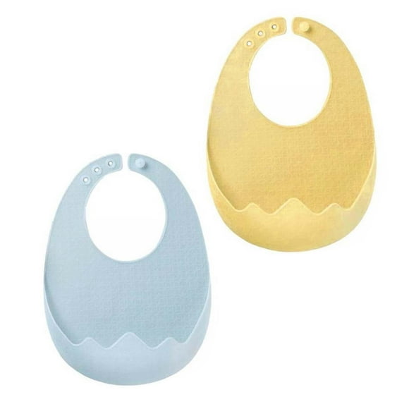 2x Baby Feeding Bibs Cloth Protection Adjustable Neckband Washable CUTICAT babero de manga larga