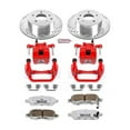 thumbnail image 2 of PowerStop Rear Z26 Street Warrior Brake Pad and Rotor Kit with Red Powder Coated Calipers Fits: INFINITI NISSAN Select Models KC103-26, 2 of 4