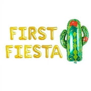 First Fiesta Birthday Ballons Party Decorations Mexican 1st Birthday Banner Baby Boy Uno Cactus Taco Theme Photo Prop Cinco de Mayo Party Supplies