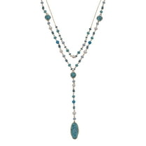 The Pioneer Woman - Women's Jewelry, Gold-tone Beaded Y-Necklace Set