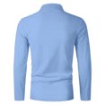 thumbnail image 5 of Kezqiaxn Mens Golf Shirt Fashion Lightweight Long Sleeve Button Down Shirts Fall Collared Pullover Casual Tops, 5 of 5