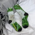 thumbnail image 5 of Pofeuu Dandelion Flower In The Meadow Print Crew Socks, Adult Running Hiking Socks for Youth and Adult, 5 of 6